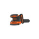 BLACK+DECKER Akku-Exzenterschleifer BDCROS18-QW, 18Volt(orange/schwarz, Li-Ionen Akku 1,5Ah)