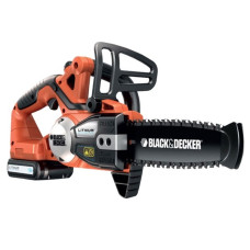BLACK+DECKER Akku-Kettensäge GKC1820L20, 18Volt, Elektro-Kettensäge(orange/schwarz, Li-Ionen Akku 2,0 Ah)