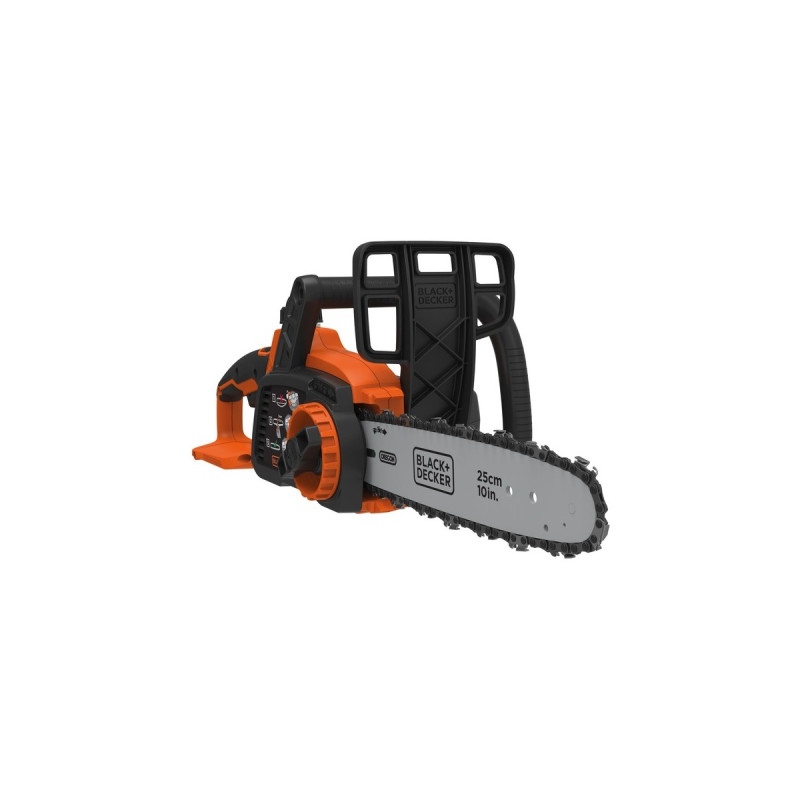 BLACK+DECKER Akku-Kettensäge GKC1825LB, 18Volt, Elektro-Kettensäge(orange/schwarz, ohne Akku und Ladegerät)