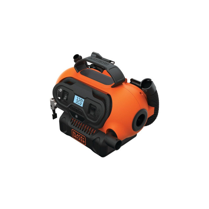 BLACK+DECKER Akku-Kompressor BDCINF18N, 18Volt, 11bar, Luftpumpe(orange/schwarz, ohne Akku und Ladegerät)