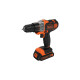 BLACK+DECKER Akku-Multifunktions-Bohrschrauber Multievo MT218K(schwarz/orange, Li-Ionen Akku 1,5Ah, im Koffer)