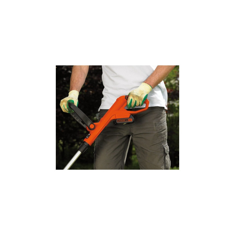BLACK+DECKER Akku-Rasentrimmer GLC1823L20, 18Volt(orange/schwarz, Li-Ionen Akku 2,0Ah)