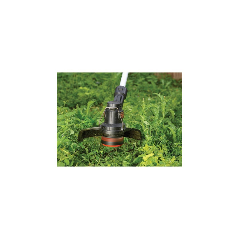 BLACK+DECKER Akku-Rasentrimmer ST1823, 18Volt(orange/schwarz, Li-Ionen Akku 1,5Ah)