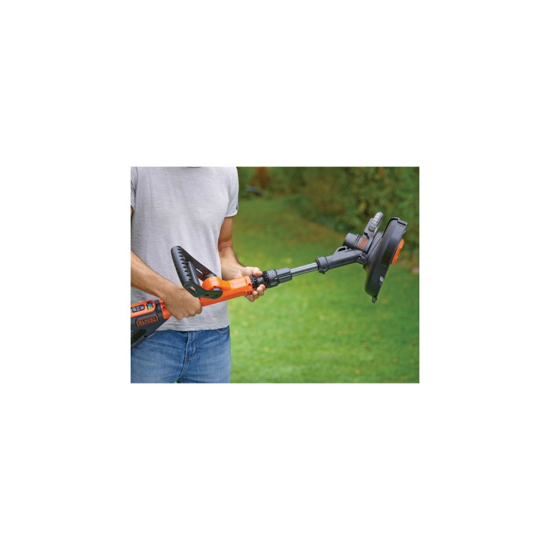 BLACK+DECKER Akku-Rasentrimmer STC1820EPC, 18Volt(orange/schwarz, Li-Ionen Akku 2,0Ah)