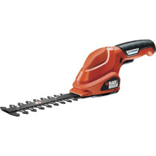 BLACK+DECKER Akku-Strauchschere GSL300(orange/schwarz, Li-Ionen Akku 1,1 Ah)