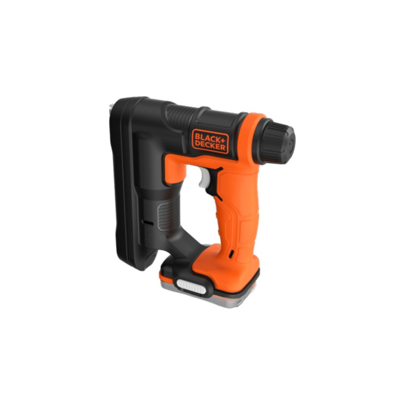 BLACK+DECKER Akku-Tacker / -Nagler BDCT12N, 12Volt, Elektrotacker(orange/schwarz, ohne Akku und Ladegerät)