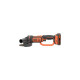 BLACK+DECKER Akku-Winkelschleifer BCG720M1, 18Volt(schwarz/orange, Li-Ionen Akku 4Ah)
