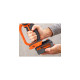 BLACK+DECKER Akku-Winkelschleifer BCG720M1, 18Volt(schwarz/orange, Li-Ionen Akku 4Ah)