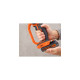 BLACK+DECKER Akku-Winkelschleifer BCG720M1, 18Volt(schwarz/orange, Li-Ionen Akku 4Ah)