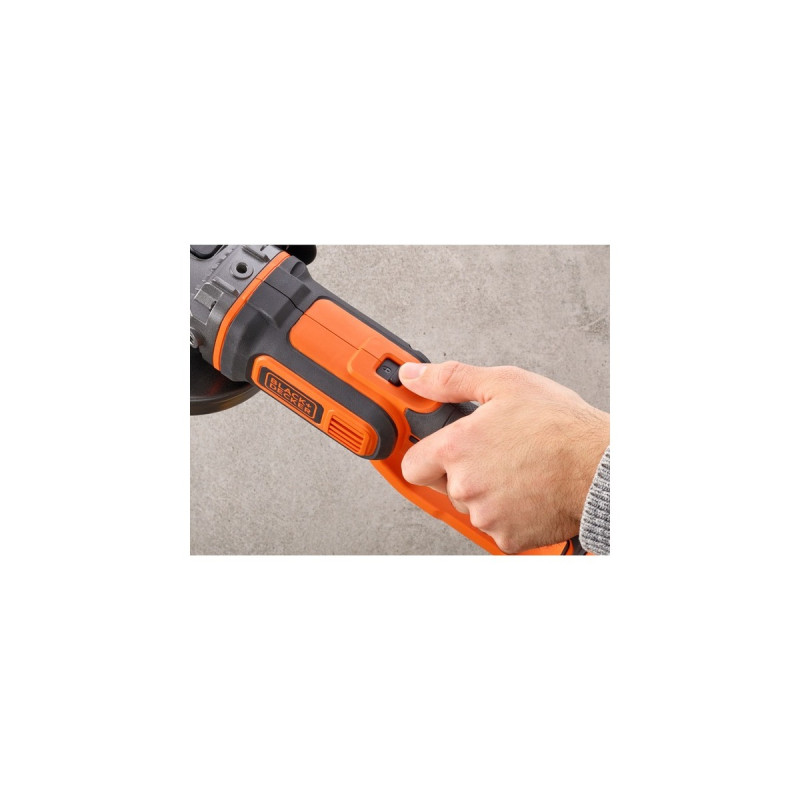 BLACK+DECKER Akku-Winkelschleifer BCG720N, 18Volt(schwarz/orange, ohne Akku und Ladegerät)