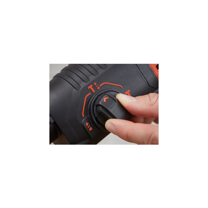 BLACK+DECKER Bohrhammer BEHS01-QS(schwarz/orange, 650 Watt)