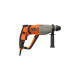BLACK+DECKER Bohrhammer BEHS02K-QS(schwarz/orange, 800 Watt, Koffer)