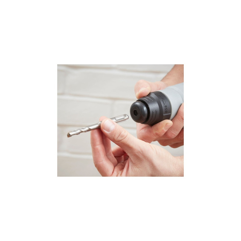 BLACK+DECKER Bohrhammer BEHS02K-QS(schwarz/orange, 800 Watt, Koffer)