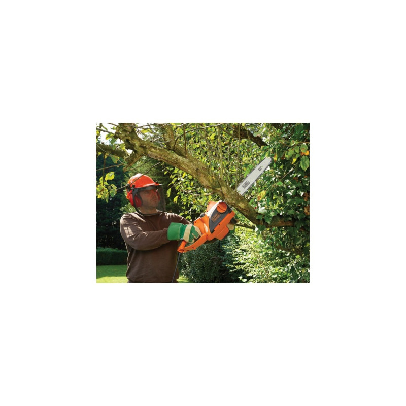 BLACK+DECKER Elektro-Kettensäge CS2040(orange/schwarz, 2.000 Watt)