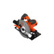 BLACK+DECKER Handkreissäge CS1550(orange/schwarz, 1.500 Watt)