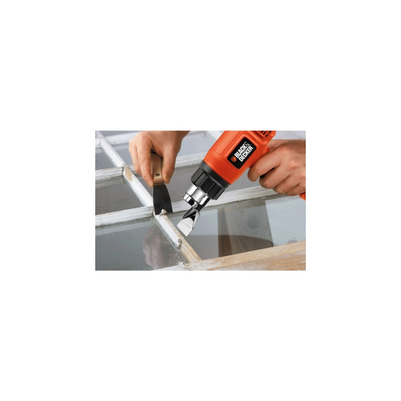 BLACK+DECKER Heißluftgebläse KX1650(orange, 1750 Watt)