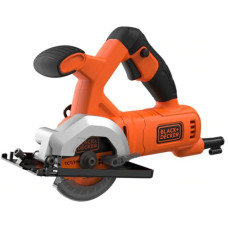 BLACK+DECKER Kompakt-Handkreissäge BES510(orange/schwarz, 400 Watt)