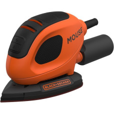 BLACK+DECKER Kompakt-Mouse BEW230K-QS, Deltaschleifer(orange/schwarz, 55 Watt, Koffer)