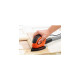 BLACK+DECKER Kompakt-Mouse BEW230K-QS, Deltaschleifer(orange/schwarz, 55 Watt, Koffer)