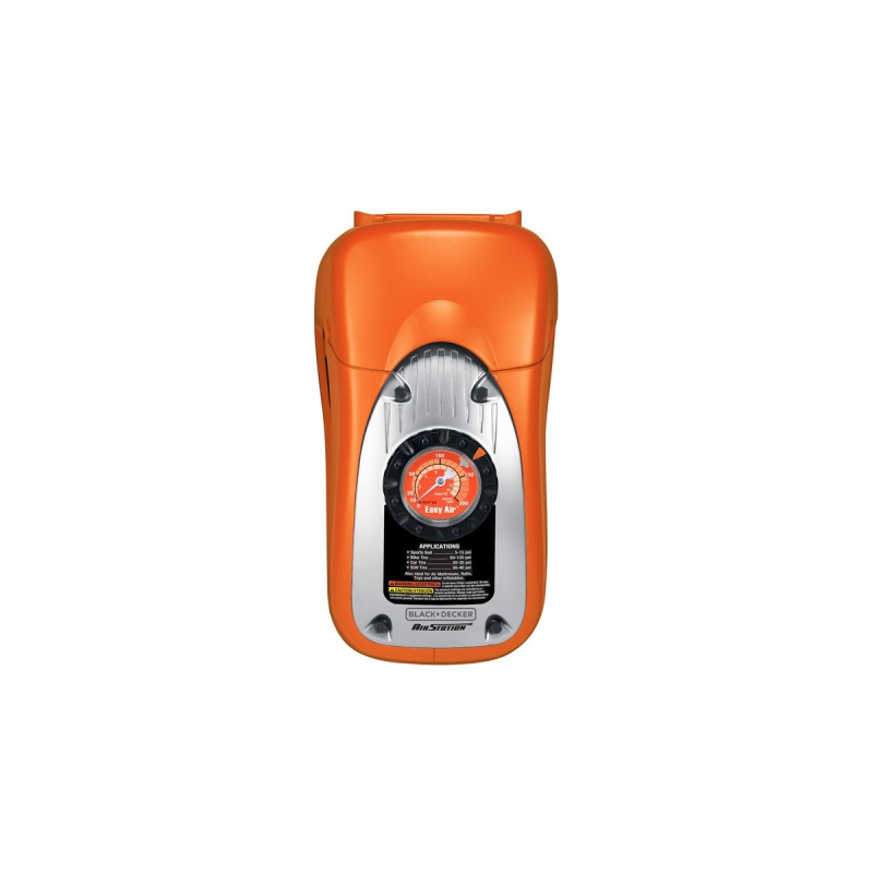 BLACK+DECKER Kompressor ASI300, 11bar, Luftpumpe(orange/schwarz, 12 Volt Zigarettenzünder-Anschluss)