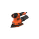 BLACK+DECKER Multischleifer 4in1 BEW200K-QS, Deltaschleifer(orange/schwarz, 200 Watt)