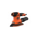 BLACK+DECKER Multischleifer 4in1 BEW200K-QS, Deltaschleifer(orange/schwarz, 200 Watt)