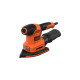 BLACK+DECKER Multischleifer 4in1 BEW200-QS, Deltaschleifer(orange/schwarz, 200 Watt)