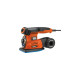 BLACK+DECKER Multischleifer KA280K(orange/schwarz, 220 Watt, Koffer)