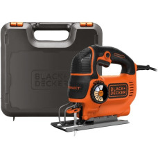 BLACK+DECKER Pendelhub-Stichsäge KS801SEK(orange/schwarz, Koffer, 550 Watt)
