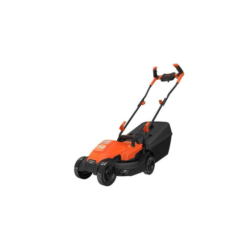 BLACK+DECKER Rasenmäher BEMW451BH-QS(orange/schwarz, 1.200 Watt)