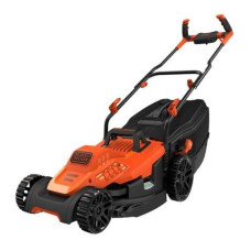 BLACK+DECKER Rasenmäher BEMW471BH-QS, 38cm(orange/schwarz, 1.600 Watt)