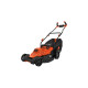 BLACK+DECKER Rasenmäher BEMW481BH-QS, 42cm(orange/schwarz, 1.800 Watt, Outlet)