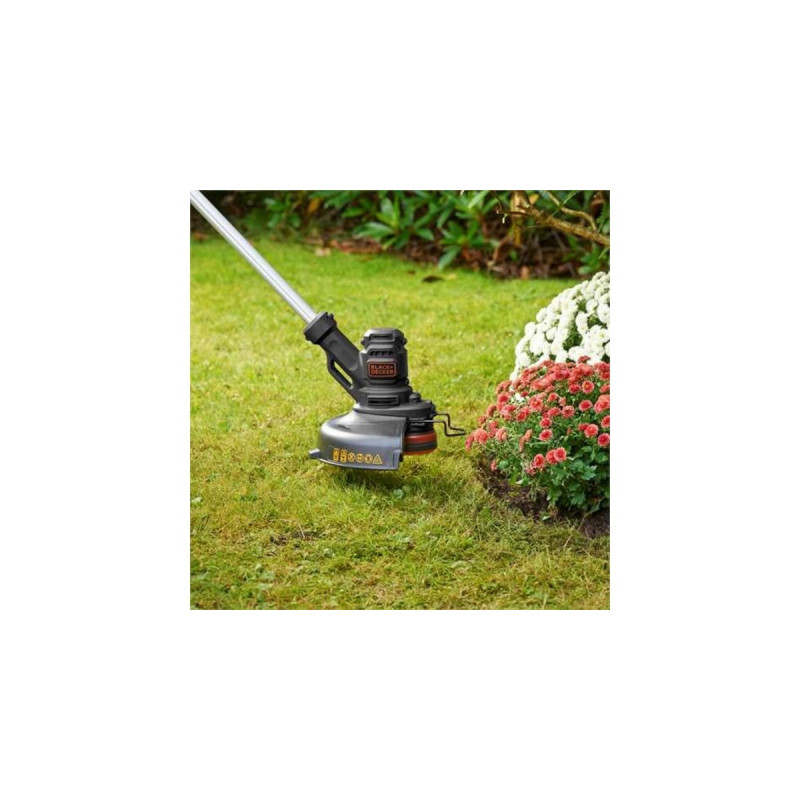 BLACK+DECKER Rasentrimmer BESTE625-QS(orange/schwarz, 450 Watt)