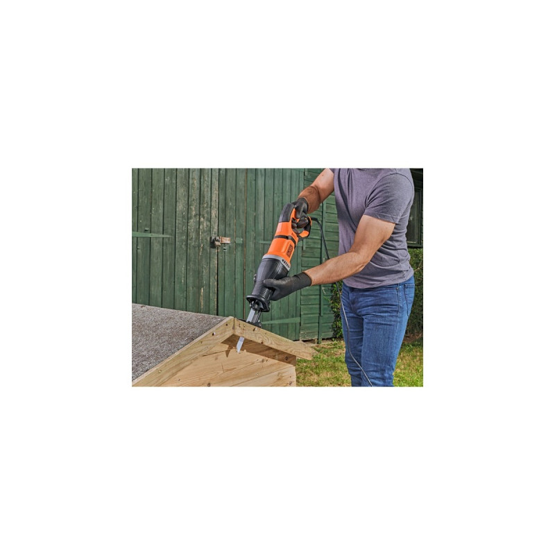 BLACK+DECKER Säbelsäge BES301(orange/schwarz, 750 Watt)