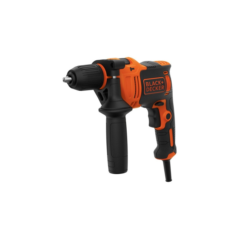 BLACK+DECKER Schlagbohrmaschine BEH710-QS(orange/schwarz, 710 Watt)