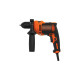 BLACK+DECKER Schlagbohrmaschine BEH710-QS(orange/schwarz, 710 Watt)