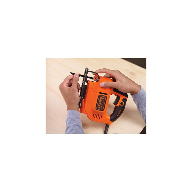BLACK+DECKER Stichsäge KS701E(orange/schwarz, 520 Watt)