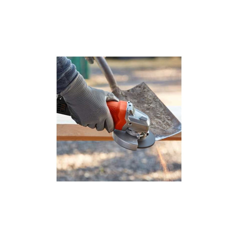 BLACK+DECKER Winkelschleifer BEG110(orange/schwarz, 750 Watt)