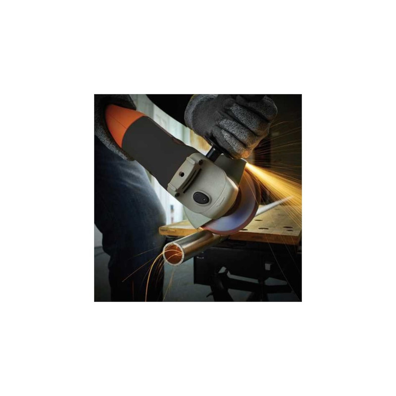 BLACK+DECKER Winkelschleifer KG1202K(orange/schwarz, 1.200 Watt, Koffer)