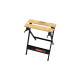 BLACK+DECKER Workmate WM301, Werkbank(schwarz/braun)