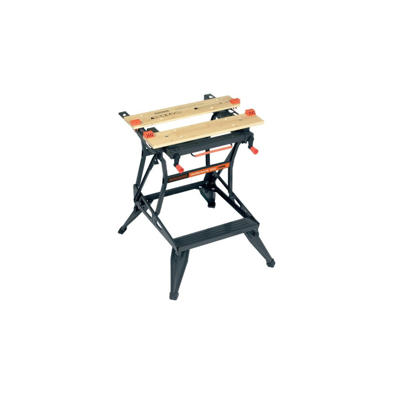 BLACK+DECKER Workmate WM550, Werkbank(schwarz/braun)