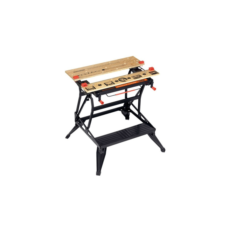 BLACK+DECKER Workmate WM825, Werkbank(schwarz/braun)