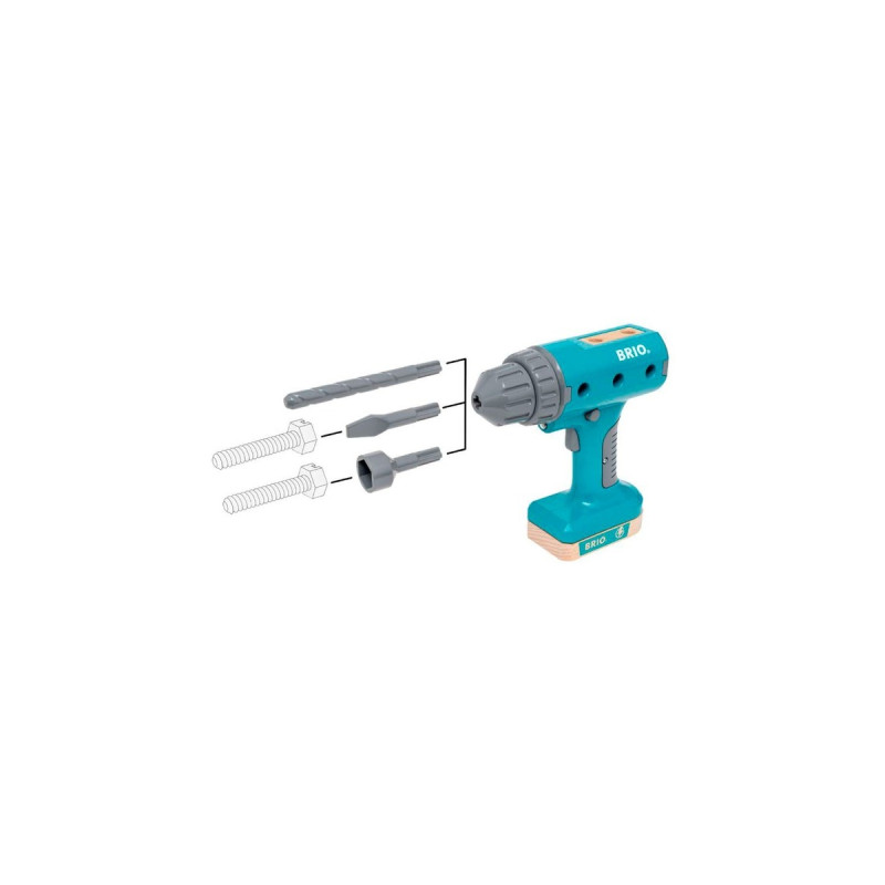 BRIO Builder Akkuschrauber, Konstruktionsspielzeug