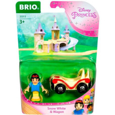 BRIO Disney Princess Schneewittchen mit Waggon, Spielfahrzeug