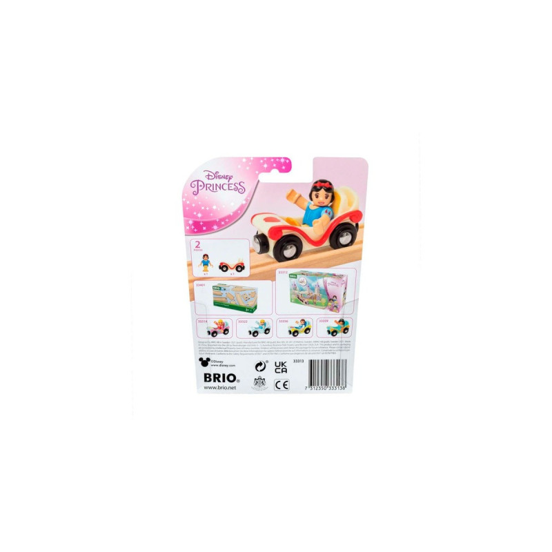 BRIO Disney Princess Schneewittchen mit Waggon, Spielfahrzeug
