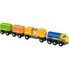 BRIO Güterzug mit drei Waggons, Spielfahrzeug