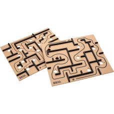 BRIO Labyrinth Ersatzplatten, Geschicklichkeitsspiel(braun/schwarz)