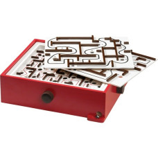 BRIO Labyrinth mit Übungsplatten, Geschicklichkeitsspiel(rot)
