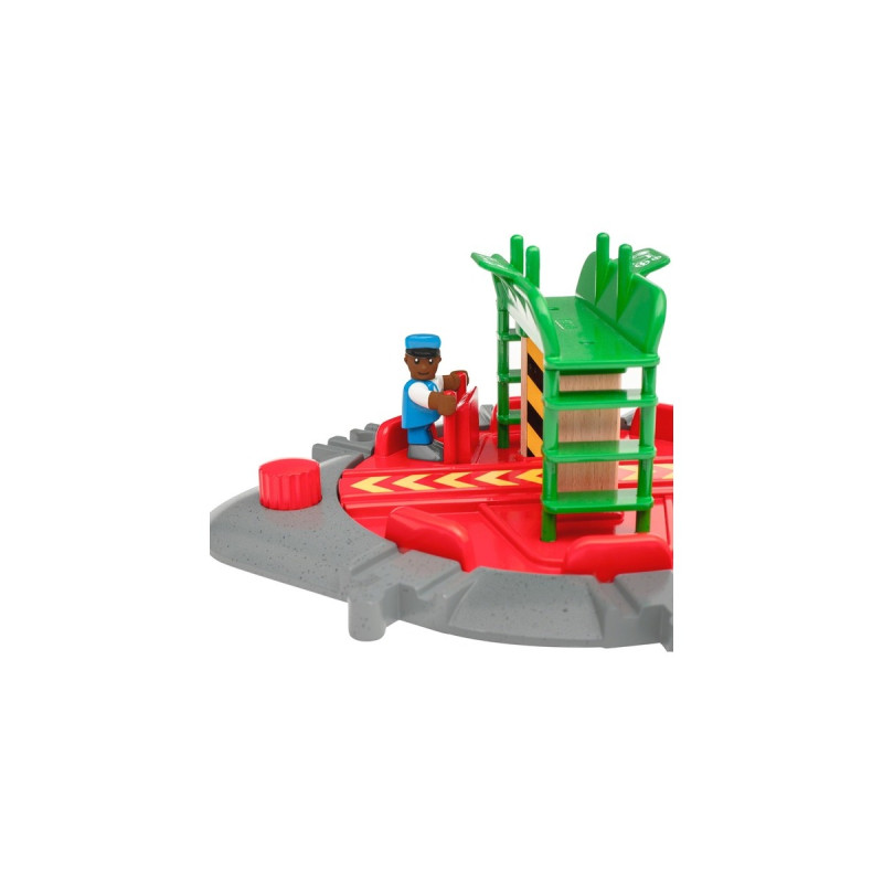 BRIO Lok-Drehscheibe mit Kontrollbrücke, Bahn