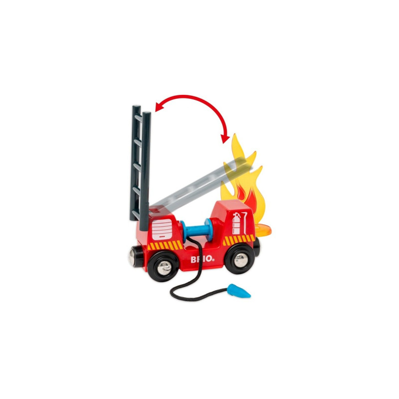 BRIO Smart Tech Sound Feuerwehreinsatz, Spielfahrzeug(rot)